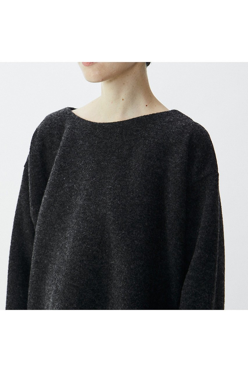 【プレインピープル/PLAIN PEOPLE】のウールダブルジャージイレギュラーヘムプルオーバー 人気、トレンドファッション・服の通販 founy(ファニー) 　ファッション　Fashion　レディースファッション　Fashion for Women　トップス・カットソー　Cut & Sew Tops　シャツ・ブラウス・オフィスカジュアル　Elegant Blouses & Button-Ups　ロングTシャツ・Tシャツ　Longline T-Shirts & Tees　カジュアルプルオーバー・ニットトップス　Pullovers & Knit Tops / Casual Pullovers　カットソー・ベーシックTシャツ　Cut-and-Sewn Tops / Stretch Tees & Basics　おすすめ　Recommended / Our Picks　イレギュラーヘム　Irregular Hem　ウォーム　Warm Fabric　スリーブ　Sleeve, Long Sleeve / Short Sleeve　セットアップ　Set-Up, Coordinated Outfit　ロング　Long, Long-Length　長袖　Long Sleeve, Full Sleeve　other-4|ID: prp329100004217407 ipo3291000000032890318