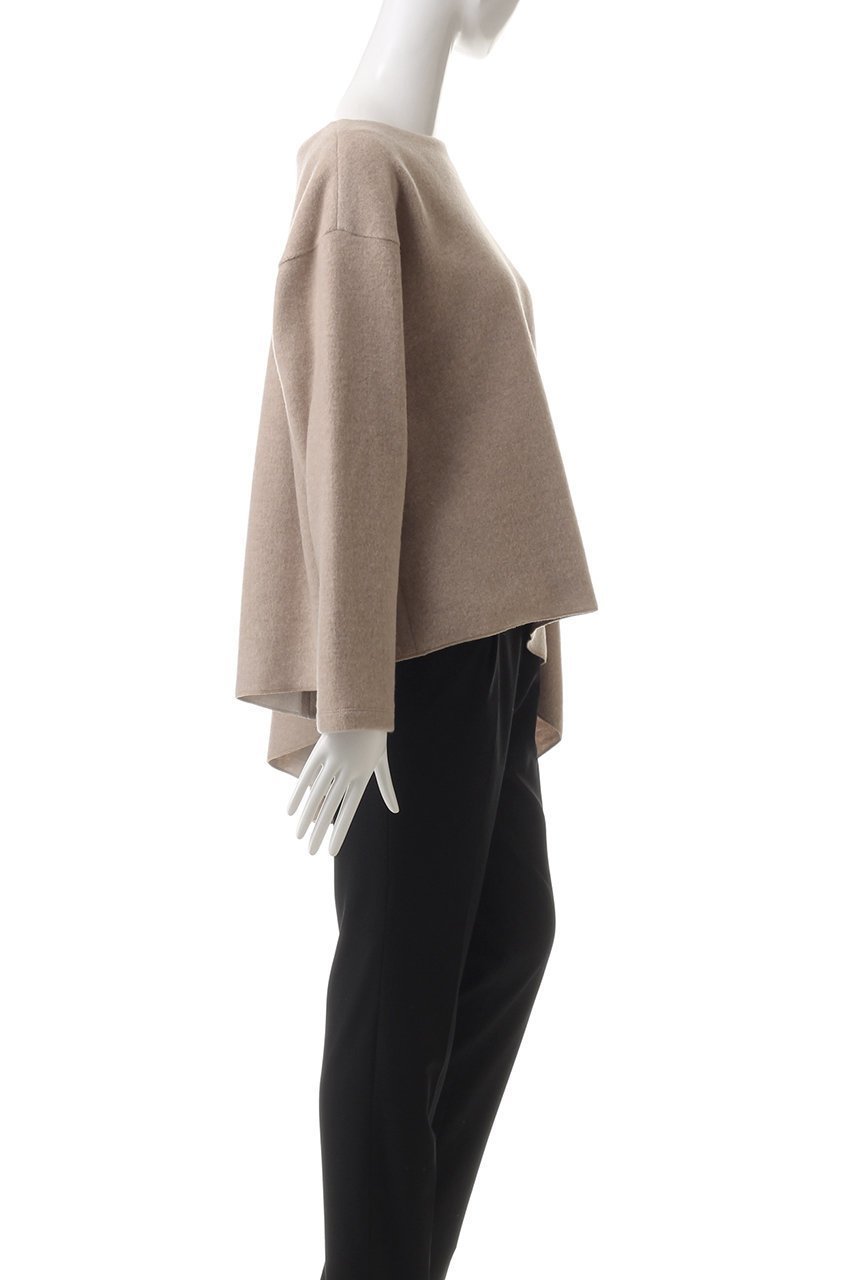 【プレインピープル/PLAIN PEOPLE】のウールダブルジャージイレギュラーヘムプルオーバー 人気、トレンドファッション・服の通販 founy(ファニー) 　ファッション　Fashion　レディースファッション　Fashion for Women　トップス・カットソー　Cut & Sew Tops　シャツ・ブラウス・オフィスカジュアル　Elegant Blouses & Button-Ups　ロングTシャツ・Tシャツ　Longline T-Shirts & Tees　カジュアルプルオーバー・ニットトップス　Pullovers & Knit Tops / Casual Pullovers　カットソー・ベーシックTシャツ　Cut-and-Sewn Tops / Stretch Tees & Basics　おすすめ　Recommended / Our Picks　イレギュラーヘム　Irregular Hem　ウォーム　Warm Fabric　スリーブ　Sleeve, Long Sleeve / Short Sleeve　セットアップ　Set-Up, Coordinated Outfit　ロング　Long, Long-Length　長袖　Long Sleeve, Full Sleeve　other-3|ID: prp329100004217407 ipo3291000000035639999