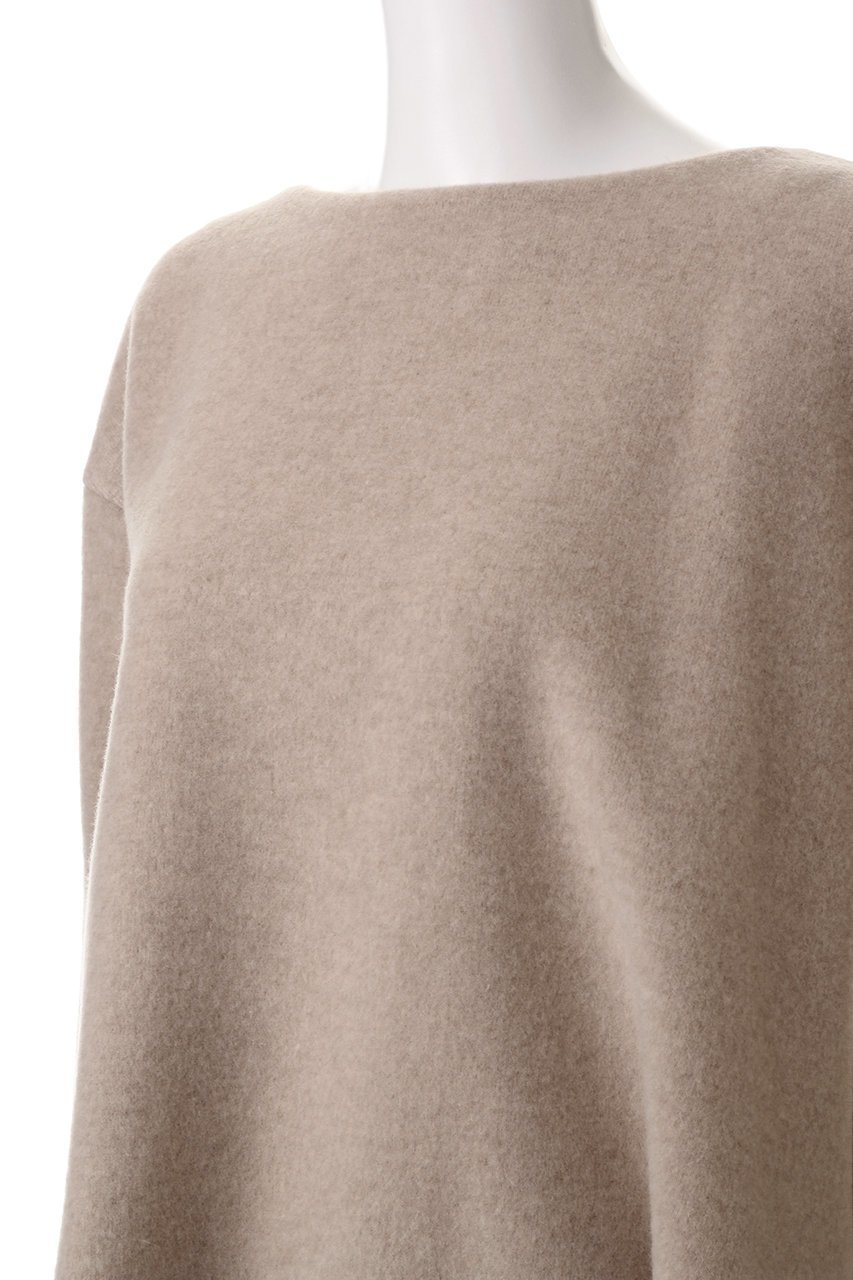 【プレインピープル/PLAIN PEOPLE】のウールダブルジャージイレギュラーヘムプルオーバー 人気、トレンドファッション・服の通販 founy(ファニー) 　ファッション　Fashion　レディースファッション　Fashion for Women　トップス・カットソー　Cut & Sew Tops　シャツ・ブラウス・オフィスカジュアル　Elegant Blouses & Button-Ups　ロングTシャツ・Tシャツ　Longline T-Shirts & Tees　カジュアルプルオーバー・ニットトップス　Pullovers & Knit Tops / Casual Pullovers　カットソー・ベーシックTシャツ　Cut-and-Sewn Tops / Stretch Tees & Basics　おすすめ　Recommended / Our Picks　イレギュラーヘム　Irregular Hem　ウォーム　Warm Fabric　スリーブ　Sleeve, Long Sleeve / Short Sleeve　セットアップ　Set-Up, Coordinated Outfit　ロング　Long, Long-Length　長袖　Long Sleeve, Full Sleeve　other-5|ID: prp329100004217407 ipo3291000000035640001