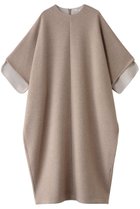 【プレインピープル/PLAIN PEOPLE】のウールダブルジャージオーバーシルエットドレス 人気、トレンドファッション・服の通販 founy(ファニー) ファッション Fashion レディースファッション Fashion for Women ワンピース Dresses フォーマル・パーティードレス・結婚式用ドレス Elegant & Casual Dresses チュニック Tunic Tops & Dresses ウォーム Warm Fabric シンプル Simple, Minimal チュニック Tunic, Long Top ドレス Dress, One-Piece リラックス Relax, Relaxed Fit ロング Long, Long-Length thumbnail ベージュ|ID: prp329100004217408 ipo3291000000032879439