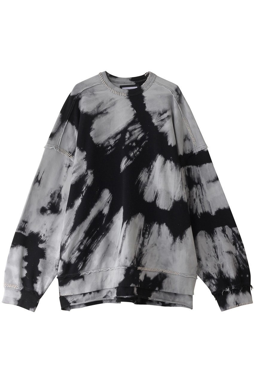 【メゾンスペシャル/MAISON SPECIAL】の【UNISEX】エンブロイダリーブリーチタイダイプライムオーバースウェットPO インテリア・キッズ・メンズ・レディースファッション・服の通販 founy(ファニー) 　ファッション　Fashion　レディースファッション　Fashion for Women　トップス・カットソー　Cut & Sew Tops　シャツ・ブラウス・オフィスカジュアル　Elegant Blouses & Button-Ups　レディースパーカー・カジュアルフーディー　Casual Hoodies & Sweatshirts　ロングTシャツ・Tシャツ　Longline T-Shirts & Tees　スウェット・クルーネックトップス　Sweatshirts & Crewnecks / Relaxed Fit Sweat Tops　カットソー・ベーシックTシャツ　Cut-and-Sewn Tops / Stretch Tees & Basics　ユニセックス　Unisex, Genderless　スウェット / スエット　Sweatshirt, Sweatwear　BLU(ブルー)|ID: prp329100004217410 ipo3291000000032892845