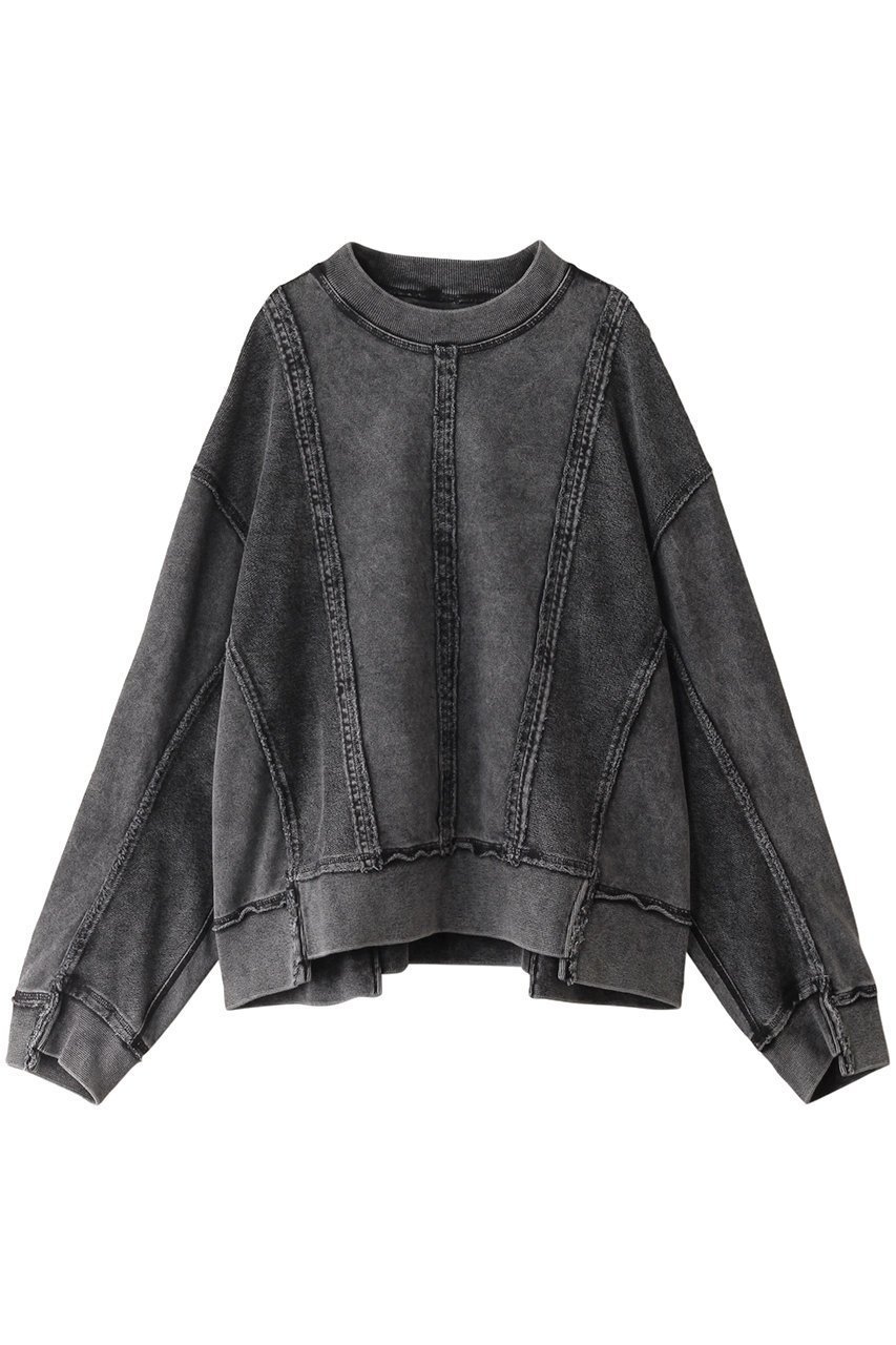 【メゾンスペシャル/MAISON SPECIAL】の【UNISEX】立体裁断ケミカルオーバーダイインサイドアウトスウェットPO インテリア・キッズ・メンズ・レディースファッション・服の通販 founy(ファニー) 　ファッション　Fashion　レディースファッション　Fashion for Women　トップス・カットソー　Cut & Sew Tops　シャツ・ブラウス・オフィスカジュアル　Elegant Blouses & Button-Ups　レディースパーカー・カジュアルフーディー　Casual Hoodies & Sweatshirts　ロングTシャツ・Tシャツ　Longline T-Shirts & Tees　スウェット・クルーネックトップス　Sweatshirts & Crewnecks / Relaxed Fit Sweat Tops　カットソー・ベーシックTシャツ　Cut-and-Sewn Tops / Stretch Tees & Basics　ユニセックス　Unisex, Genderless　ケミカル　Chemical, Chemical Wash　スリーブ　Sleeve, Long Sleeve / Short Sleeve　ロング　Long, Long-Length　GRY(グレー)|ID: prp329100004217414 ipo3291000000032892910