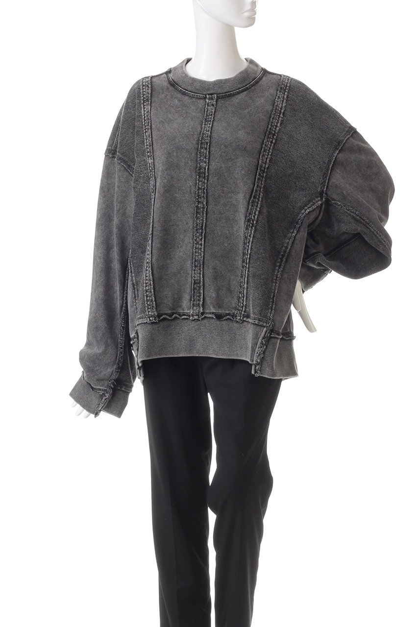 【メゾンスペシャル/MAISON SPECIAL】の【UNISEX】立体裁断ケミカルオーバーダイインサイドアウトスウェットPO 人気、トレンドファッション・服の通販 founy(ファニー) 　ファッション　Fashion　レディースファッション　Fashion for Women　トップス・カットソー　Cut & Sew Tops　シャツ・ブラウス・オフィスカジュアル　Elegant Blouses & Button-Ups　レディースパーカー・カジュアルフーディー　Casual Hoodies & Sweatshirts　ロングTシャツ・Tシャツ　Longline T-Shirts & Tees　スウェット・クルーネックトップス　Sweatshirts & Crewnecks / Relaxed Fit Sweat Tops　カットソー・ベーシックTシャツ　Cut-and-Sewn Tops / Stretch Tees & Basics　ユニセックス　Unisex, Genderless　ケミカル　Chemical, Chemical Wash　スリーブ　Sleeve, Long Sleeve / Short Sleeve　ロング　Long, Long-Length　other-2|ID: prp329100004217414 ipo3291000000032892913