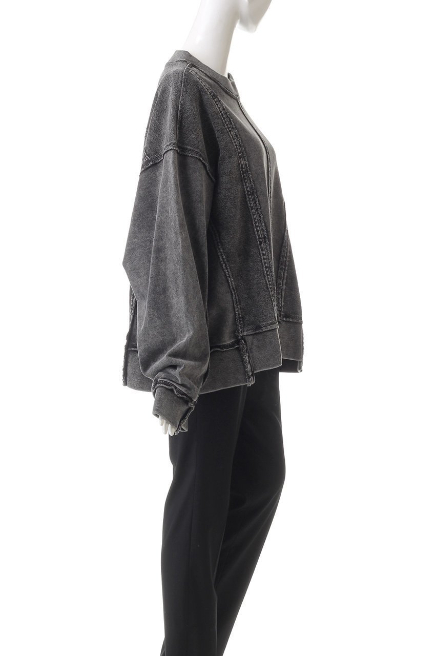 【メゾンスペシャル/MAISON SPECIAL】の【UNISEX】立体裁断ケミカルオーバーダイインサイドアウトスウェットPO 人気、トレンドファッション・服の通販 founy(ファニー) 　ファッション　Fashion　レディースファッション　Fashion for Women　トップス・カットソー　Cut & Sew Tops　シャツ・ブラウス・オフィスカジュアル　Elegant Blouses & Button-Ups　レディースパーカー・カジュアルフーディー　Casual Hoodies & Sweatshirts　ロングTシャツ・Tシャツ　Longline T-Shirts & Tees　スウェット・クルーネックトップス　Sweatshirts & Crewnecks / Relaxed Fit Sweat Tops　カットソー・ベーシックTシャツ　Cut-and-Sewn Tops / Stretch Tees & Basics　ユニセックス　Unisex, Genderless　ケミカル　Chemical, Chemical Wash　スリーブ　Sleeve, Long Sleeve / Short Sleeve　ロング　Long, Long-Length　other-3|ID: prp329100004217414 ipo3291000000032892917