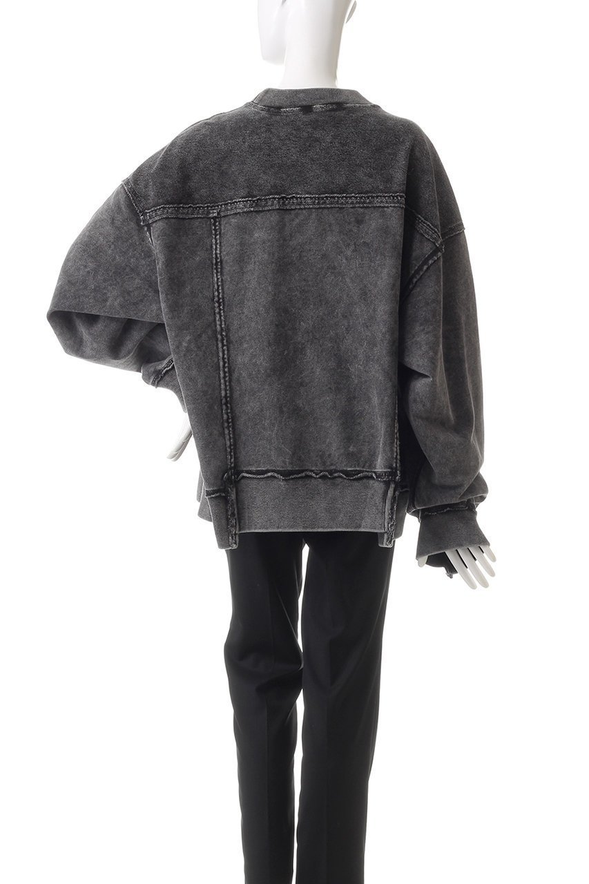 【メゾンスペシャル/MAISON SPECIAL】の【UNISEX】立体裁断ケミカルオーバーダイインサイドアウトスウェットPO 人気、トレンドファッション・服の通販 founy(ファニー) 　ファッション　Fashion　レディースファッション　Fashion for Women　トップス・カットソー　Cut & Sew Tops　シャツ・ブラウス・オフィスカジュアル　Elegant Blouses & Button-Ups　レディースパーカー・カジュアルフーディー　Casual Hoodies & Sweatshirts　ロングTシャツ・Tシャツ　Longline T-Shirts & Tees　スウェット・クルーネックトップス　Sweatshirts & Crewnecks / Relaxed Fit Sweat Tops　カットソー・ベーシックTシャツ　Cut-and-Sewn Tops / Stretch Tees & Basics　ユニセックス　Unisex, Genderless　ケミカル　Chemical, Chemical Wash　スリーブ　Sleeve, Long Sleeve / Short Sleeve　ロング　Long, Long-Length　other-4|ID: prp329100004217414 ipo3291000000032892920
