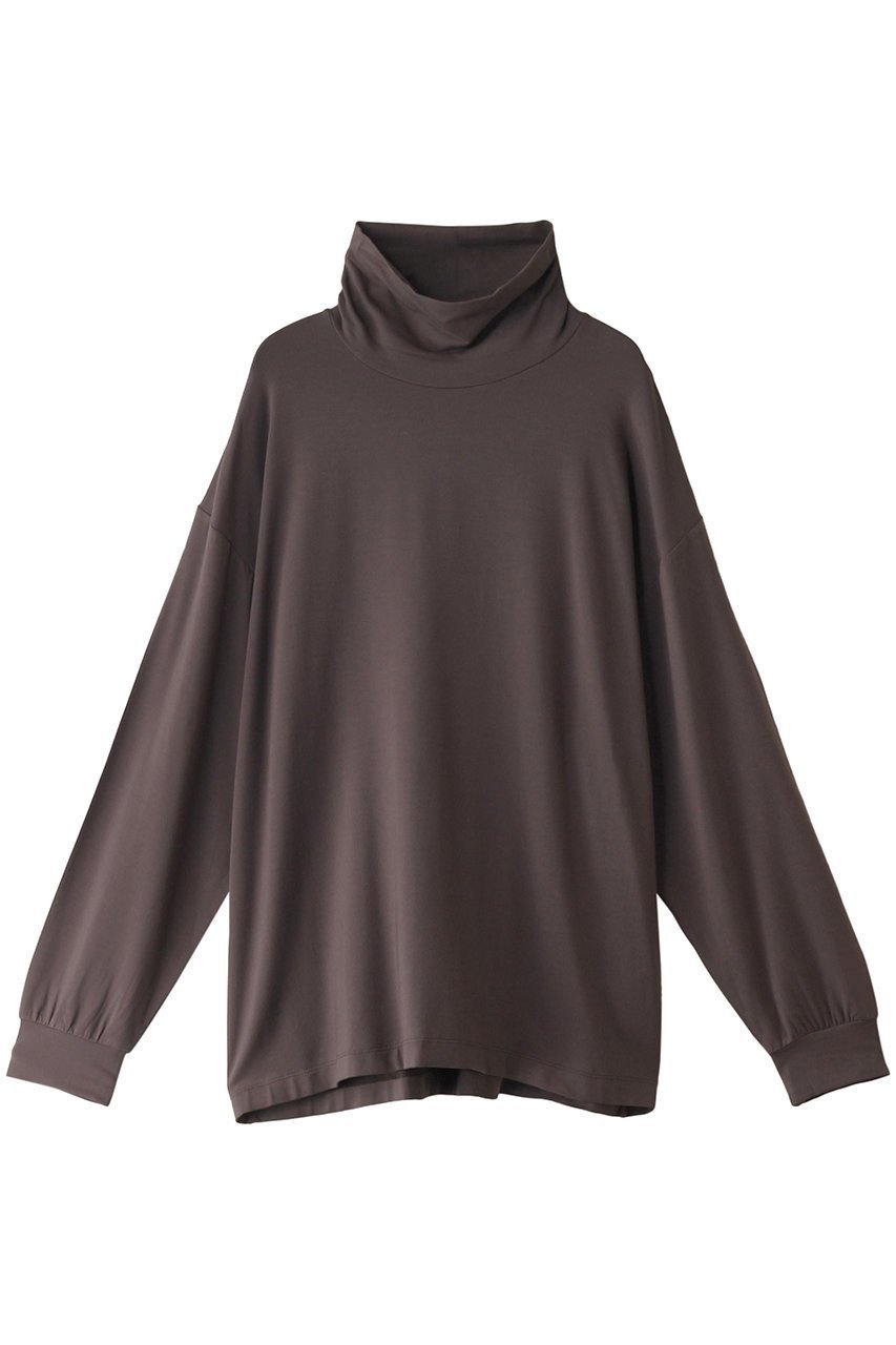 【メゾンスペシャル/MAISON SPECIAL】の【UNISEX】モダールタートルネックロングスリーブプルオーバー インテリア・キッズ・メンズ・レディースファッション・服の通販 founy(ファニー) 　ファッション　Fashion　レディースファッション　Fashion for Women　トップス・カットソー　Cut & Sew Tops　シャツ・ブラウス・オフィスカジュアル　Elegant Blouses & Button-Ups　ロングTシャツ・Tシャツ　Longline T-Shirts & Tees　カジュアルプルオーバー・ニットトップス　Pullovers & Knit Tops / Casual Pullovers　カットソー・ベーシックTシャツ　Cut-and-Sewn Tops / Stretch Tees & Basics　タートルネック・ハイネックトップス　Turtlenecks & High-Neck Tops　ユニセックス　Unisex, Genderless　シルク　Silk, 100% Silk　スリーブ　Sleeve, Long Sleeve / Short Sleeve　トレンド　Trend, Trending Now　リラックス　Relax, Relaxed Fit　ロング　Long, Long-Length　エレガント 上品　Elegant　C.GRY(チャコールグレー)|ID: prp329100004217415 ipo3291000000032892937
