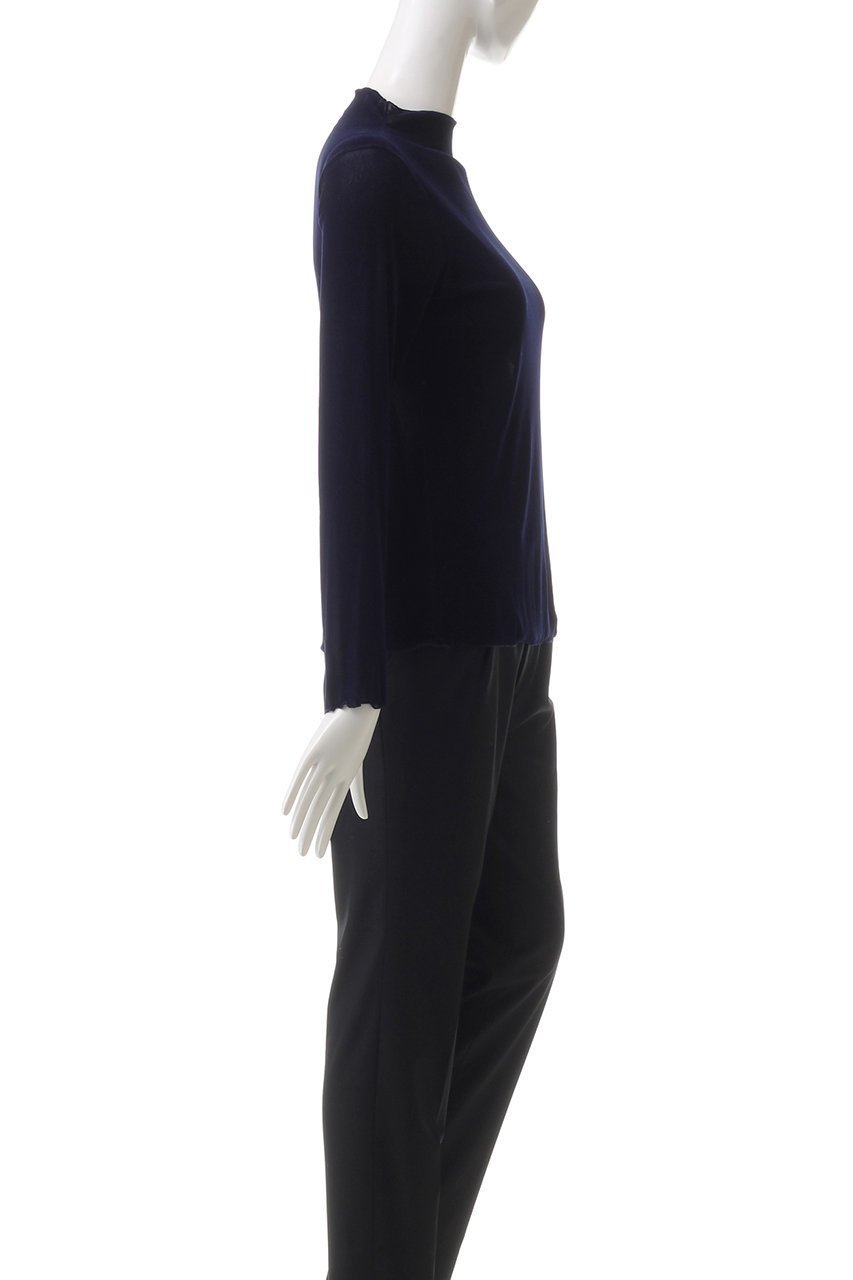 【アナイ/ANAYI】のチュールフロッキープルオーバー 人気、トレンドファッション・服の通販 founy(ファニー) 　ファッション　Fashion　レディースファッション　Fashion for Women　トップス・カットソー　Cut & Sew Tops　シャツ・ブラウス・オフィスカジュアル　Elegant Blouses & Button-Ups　ロングTシャツ・Tシャツ　Longline T-Shirts & Tees　カジュアルプルオーバー・ニットトップス　Pullovers & Knit Tops / Casual Pullovers　カットソー・ベーシックTシャツ　Cut-and-Sewn Tops / Stretch Tees & Basics　シアー　Sheer, See-Through　スリーブ　Sleeve, Long Sleeve / Short Sleeve　チュール　Tulip, Tulip Motif　ボトルネック　Bottle Neck, Mock Neck　ロング　Long, Long-Length　エレガント 上品　Elegant　other-3|ID: prp329100004217417 ipo3291000000032892961