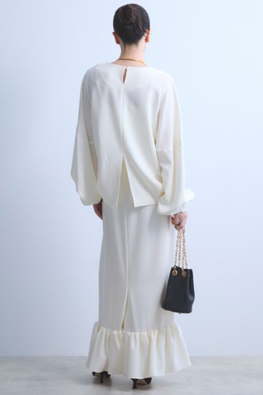 【カオス/Chaos】のフィオジョーゼットスカート 人気、トレンドファッション・服の通販 founy(ファニー) 　ファッション　Fashion　レディースファッション　Fashion for Women　スカート　Skirts　ロングスカート　Long Skirts / Maxi & Midi Skirts　カットソー　Cut and Sewn Top　ギャザー　Gathered, Ruffled　ロング　Long, Long-Length　再入荷　Restock / Back in Stock　other-4|ID: prp329100004217418 ipo3291000000032823162