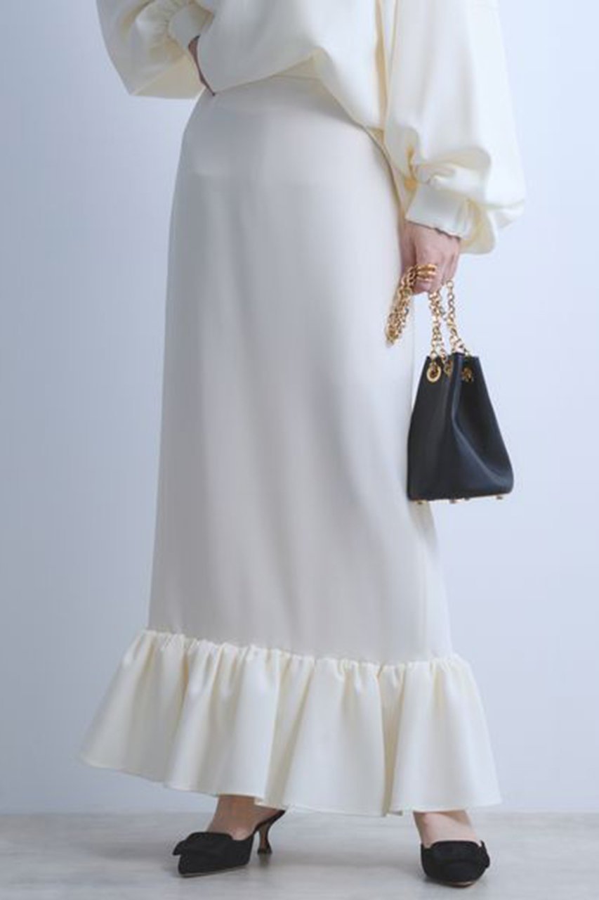 【カオス/Chaos】のフィオジョーゼットスカート 人気、トレンドファッション・服の通販 founy(ファニー) 　ファッション　Fashion　レディースファッション　Fashion for Women　スカート　Skirts　ロングスカート　Long Skirts / Maxi & Midi Skirts　カットソー　Cut and Sewn Top　ギャザー　Gathered, Ruffled　ロング　Long, Long-Length　再入荷　Restock / Back in Stock　other-5|ID: prp329100004217418 ipo3291000000032823163