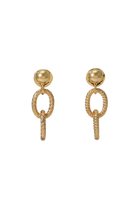 【セシル エ ジャンヌ/CECILE ET JEANNE】のメッシュチェーン 2連ピアス ゴールド|ID: prp329100004217420 ipo3291000000036205016