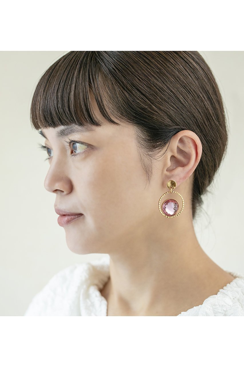 【セシル エ ジャンヌ/CECILE ET JEANNE】のビンテージカットガラス フープピアス 人気、トレンドファッション・服の通販 founy(ファニー) 　ファッション　Fashion　レディースファッション　WOMEN　ジュエリー　Jewelry　リング　Rings　イヤリング　Earrings　イヤリング　Earrings　ネックレス　Necklace　フランス　France　フープ　Hoop　other-5|ID: prp329100004222223 ipo3291000000031384211