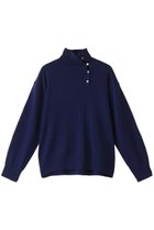 【ミズイロ インド/mizuiro ind】のhigh neck P/O with button プルオーバー 人気、トレンドファッション・服の通販 founy(ファニー) ファッション Fashion レディースファッション WOMEN トップス・カットソー Tops/Tshirt ニット Knit Tops プルオーバー Pullover アシンメトリー Asymmetry シンプル Simple ハイネック High Neck NEW・新作・新着・新入荷 New Arrivals thumbnail blue|ID: prp329100004222235 ipo3291000000029265963