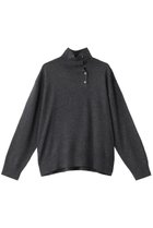 【ミズイロ インド/mizuiro ind】のhigh neck P/O with button プルオーバー 人気、トレンドファッション・服の通販 founy(ファニー) ファッション Fashion レディースファッション WOMEN トップス・カットソー Tops/Tshirt ニット Knit Tops プルオーバー Pullover アシンメトリー Asymmetry シンプル Simple ハイネック High Neck NEW・新作・新着・新入荷 New Arrivals thumbnail gray|ID: prp329100004222235 ipo3291000000029265964