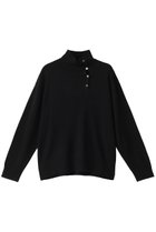 【ミズイロ インド/mizuiro ind】のhigh neck P/O with button プルオーバー 人気、トレンドファッション・服の通販 founy(ファニー) ファッション Fashion レディースファッション WOMEN トップス・カットソー Tops/Tshirt ニット Knit Tops プルオーバー Pullover アシンメトリー Asymmetry シンプル Simple ハイネック High Neck NEW・新作・新着・新入荷 New Arrivals thumbnail black|ID: prp329100004222235 ipo3291000000029265965