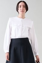 【マルティニーク/martinique】のピンタックカラーブラウス ホワイト|ID: prp329100004222246 ipo3291000000035731689