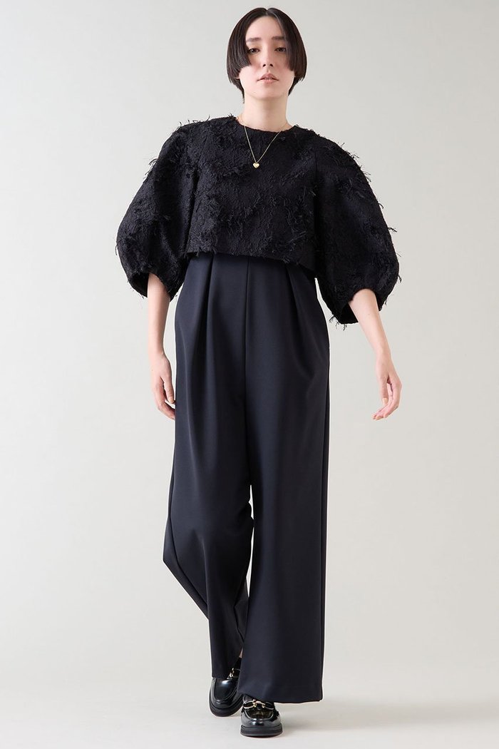 【マルティニーク/martinique】のジャガードコンビオールインワン インテリア・キッズ・メンズ・レディースファッション・服の通販 founy(ファニー) https://founy.com/ ファッション Fashion レディースファッション Fashion for Women パンツ Pants & Trousers コンビ Combo, Combination Style ジャカード／ジャガード Jacquard, Woven Pattern ポケット Pocket, Pocket Detail ランダム Random, Irregular ワイド Wide, Wide Fit |ID: prp329100004222266 ipo3291000000035042394