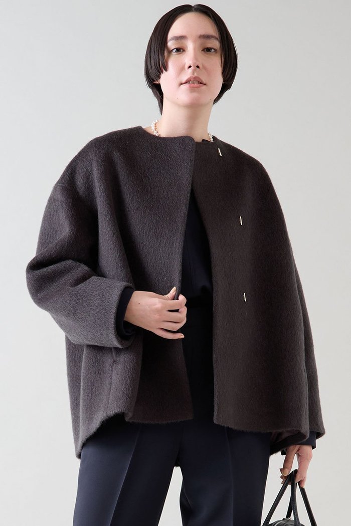 【マルティニーク/martinique】のノーカラーコート インテリア・キッズ・メンズ・レディースファッション・服の通販 founy(ファニー) https://founy.com/ ファッション Fashion レディースファッション Fashion for Women アウター Coat / Outerwear Collection コート・ロングコート・ピーコート Long Coats, Peacoats & More おすすめ Recommended / Our Picks ウォーム Warm Fabric ショルダー Shoulder, Shoulder Strap ショート Short, Short Length スリーブ Sleeve, Long Sleeve / Short Sleeve ドロップ Drop Shoulder, Dropped Style 定番 Standard, Basic Item |ID: prp329100004222267 ipo3291000000032942766