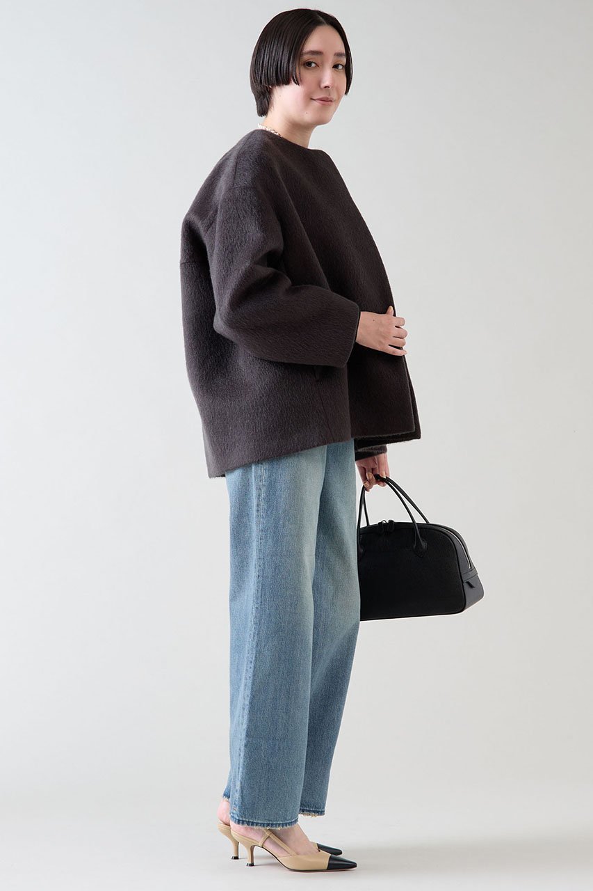 【マルティニーク/martinique】のノーカラーコート 人気、トレンドファッション・服の通販 founy(ファニー) 　ファッション　Fashion　レディースファッション　Fashion for Women　アウター　Coat / Outerwear Collection　コート・ロングコート・ピーコート　Long Coats, Peacoats & More　おすすめ　Recommended / Our Picks　ウォーム　Warm Fabric　ショルダー　Shoulder, Shoulder Strap　ショート　Short, Short Length　スリーブ　Sleeve, Long Sleeve / Short Sleeve　ドロップ　Drop Shoulder, Dropped Style　定番　Standard, Basic Item　other-6|ID: prp329100004222267 ipo3291000000035302729