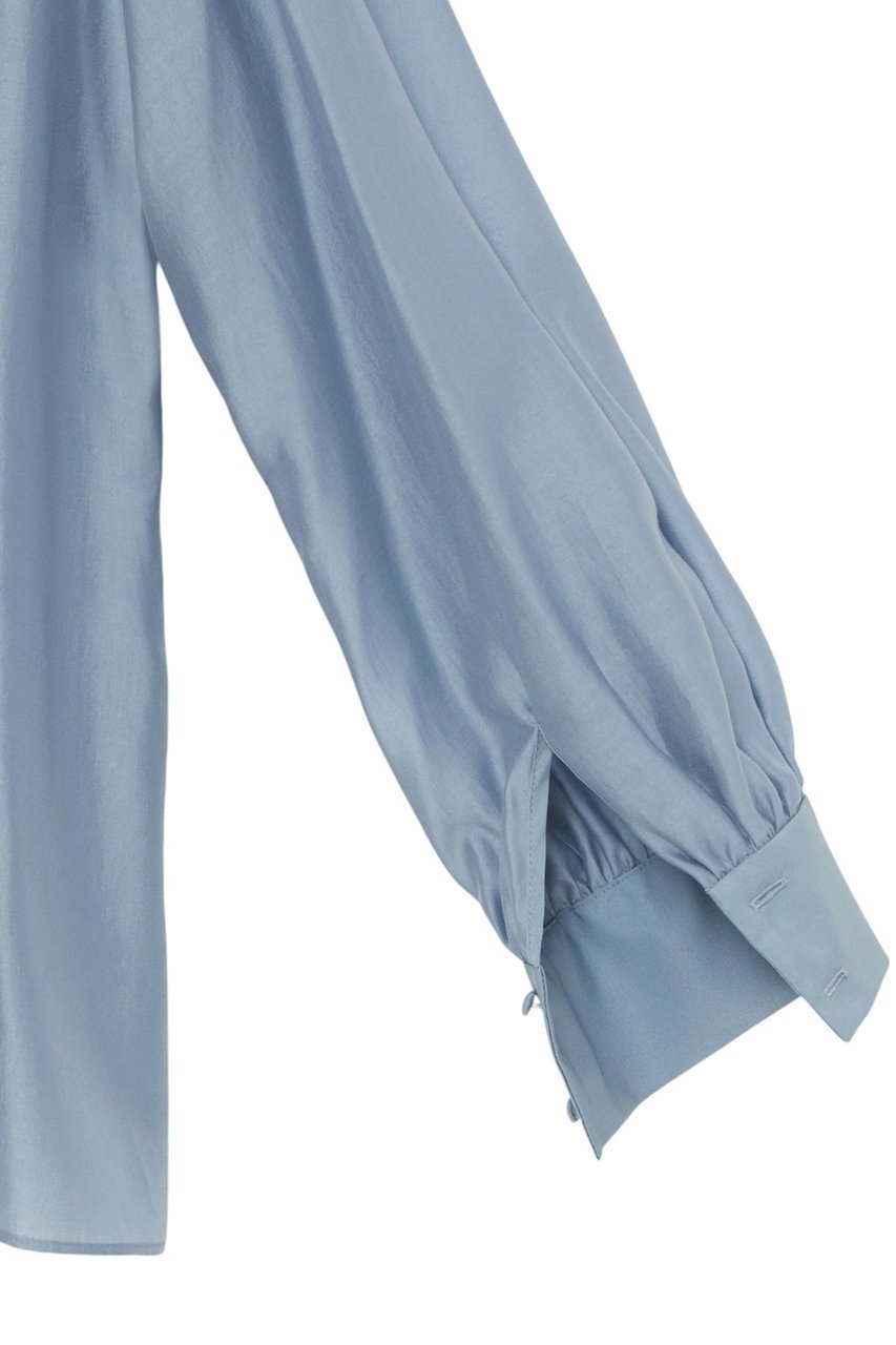 【アナイ/ANAYI】のシルキーオーガンジービジューブラウス 人気、トレンドファッション・服の通販 founy(ファニー) 　ファッション　Fashion　レディースファッション　Fashion for Women　トップス・カットソー　Cut & Sew Tops　シャツ・ブラウス・オフィスカジュアル　Elegant Blouses & Button-Ups　エレガント 上品　Elegant　オーガンジー　Organza Fabric　カフス　Cuff Design　コレクション　Collection, Seasonal Line　スタンド　Stand Collar, Upright Stand　スリット　Slit, Slit Detail　スリーブ　Sleeve, Long Sleeve / Short Sleeve　テクスチャー　Texture, Textured Fabric　バレエ　Ballet, Ballet Style　ビジュー　Bijou, Jewel-like Accent　ボトム　Bottoms, Lower Wear　モダン　Modern, Contemporary　ロング　Long, Long-Length　冬　Winter / This Winter　再入荷　Restock / Back in Stock　おすすめ　Recommended / Our Picks　other-5|ID: prp329100004222328 ipo3291000000035052303