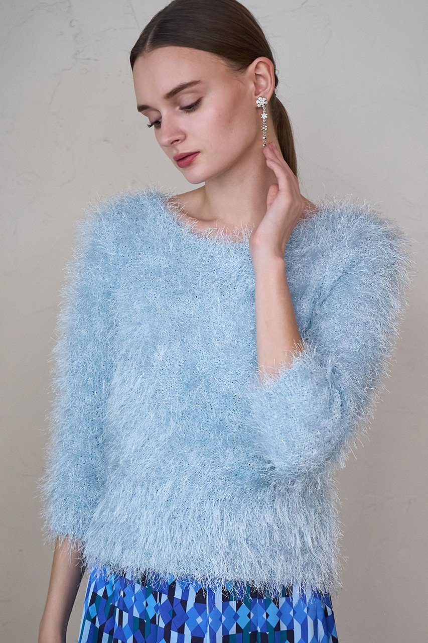 【アナイ/ANAYI】のラメシャギープルオーバー 人気、トレンドファッション・服の通販 founy(ファニー) 　ファッション　Fashion　レディースファッション　Fashion for Women　トップス・カットソー　Cut & Sew Tops　ニット　Knit Tops & Sweaters　カジュアルプルオーバー・ニットトップス　Pullovers & Knit Tops / Casual Pullovers　エレガント 上品　Elegant　コレクション　Collection, Seasonal Line　テクスチャー　Texture, Textured Fabric　トレンド　Trend, Trending Now　バランス　Balance, Style Balance　バレエ　Ballet, Ballet Style　冬　Winter / This Winter　other-8|ID: prp329100004222329 ipo3291000000032964823