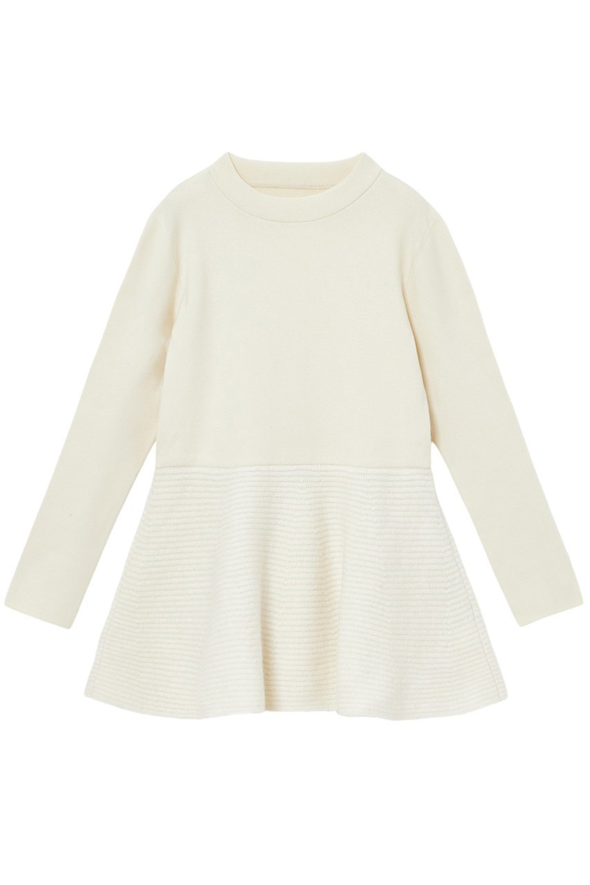 【アナイ/ANAYI】のファー加工ペプラムプルオーバー 人気、トレンドファッション・服の通販 founy(ファニー) 　ファッション　Fashion　レディースファッション　Fashion for Women　トップス・カットソー　Cut & Sew Tops　ニット　Knit Tops & Sweaters　カジュアルプルオーバー・ニットトップス　Pullovers & Knit Tops / Casual Pullovers　コレクション　Collection, Seasonal Line　テクスチャー　Texture, Textured Fabric　バランス　Balance, Style Balance　バレエ　Ballet, Ballet Style　フレア　Flare, Flared　ペプラム　Peplum, Flared Hem　ワイド　Wide, Wide Fit　冬　Winter / This Winter　再入荷　Restock / Back in Stock　おすすめ　Recommended / Our Picks　 other-1|ID: prp329100004222330 ipo3291000000035055190