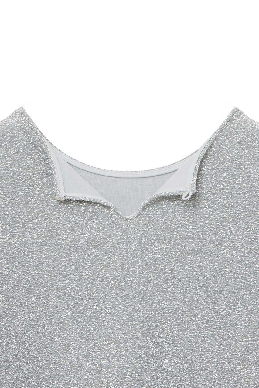 【アナイ/ANAYI】のシャイニージャージークループルオーバー 人気、トレンドファッション・服の通販 founy(ファニー) 　ファッション　Fashion　レディースファッション　Fashion for Women　トップス・カットソー　Cut & Sew Tops　シャツ・ブラウス・オフィスカジュアル　Elegant Blouses & Button-Ups　ロングTシャツ・Tシャツ　Longline T-Shirts & Tees　カジュアルプルオーバー・ニットトップス　Pullovers & Knit Tops / Casual Pullovers　カットソー・ベーシックTシャツ　Cut-and-Sewn Tops / Stretch Tees & Basics　インナー　Innerwear　エレガント 上品　Elegant　コレクション　Collection, Seasonal Line　シンプル　Simple, Minimal　ジャカード／ジャガード　Jacquard, Woven Pattern　スリーブ　Sleeve, Long Sleeve / Short Sleeve　テクスチャー　Texture, Textured Fabric　なめらか　Smooth, Silky Texture　バレエ　Ballet, Ballet Style　ロング　Long, Long-Length　冬　Winter / This Winter　other-5|ID: prp329100004222332 ipo3291000000032890655