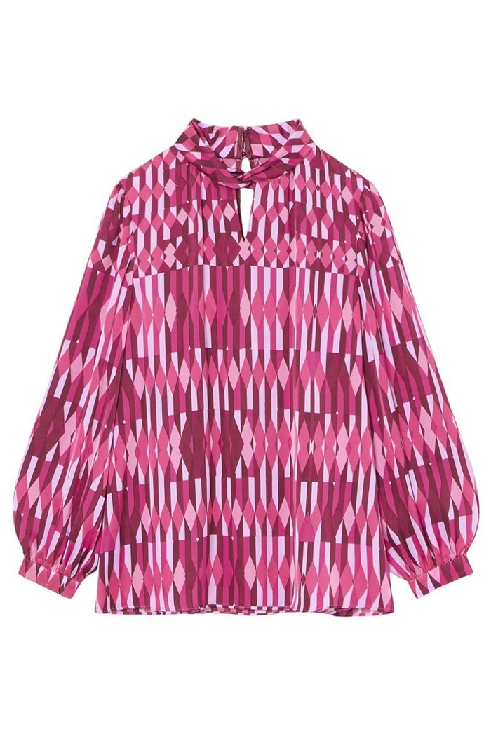 【アナイ/ANAYI】のアイシクルプリントカシュクールネックブラウス インテリア・キッズ・メンズ・レディースファッション・服の通販 founy(ファニー) https://founy.com/ ファッション Fashion レディースファッション Fashion for Women トップス・カットソー Cut & Sew Tops シャツ・ブラウス・オフィスカジュアル Elegant Blouses & Button-Ups カシュクール Wrap Design クール Cool, Chic コレクション Collection, Seasonal Line サテン Satin, Glossy Fabric スリット Slit, Slit Detail スリーブ Sleeve, Long Sleeve / Short Sleeve セットアップ Set-Up, Coordinated Outfit テクスチャー Texture, Textured Fabric バレエ Ballet, Ballet Style フロント Front, Front Design プリント Print, Printed Pattern モチーフ Motif, Design Theme ロング Long, Long-Length 冬 Winter / This Winter おすすめ Recommended / Our Picks |ID: prp329100004222337 ipo3291000000032886668