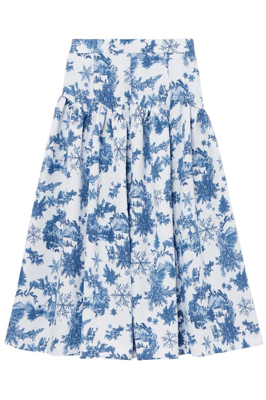 【アナイ/ANAYI】のスノートワルドジュイ切替えスカート 人気、トレンドファッション・服の通販 founy(ファニー) 　ファッション　Fashion　レディースファッション　Fashion for Women　スカート　Skirts　エレガント 上品　Elegant　ギャザー　Gathered, Ruffled　グログラン　Grosgrain, Grosgrain Ribbon　コレクション　Collection, Seasonal Line　テクスチャー　Texture, Textured Fabric　バレエ　Ballet, Ballet Style　プリント　Print, Printed Pattern　ホリデーシーズン　Holiday Season　ミドル　Middle Length, Mid Height　モチーフ　Motif, Design Theme　冬　Winter / This Winter　other-2|ID: prp329100004222339 ipo3291000000032823546