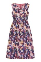 【アナイ/ANAYI】のオーロラジャガードVネックワンピース パープルマルチ|ID: prp329100004222342 ipo3291000000035052317