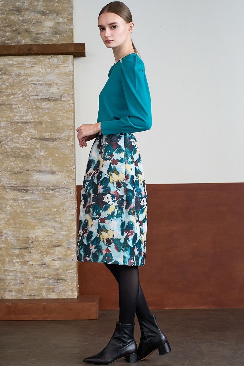 【アナイ/ANAYI】のオーロラジャガードコクーンスカート 人気、トレンドファッション・服の通販 founy(ファニー) 　ファッション　Fashion　レディースファッション　WOMEN　スカート　Skirt　イタリア　Italy　other-6|ID: prp329100004222343 ipo3291000000031384723