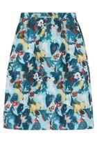 【アナイ/ANAYI】のオーロラジャガードコクーンスカート グリーンマルチ|ID: prp329100004222343 ipo3291000000035052329