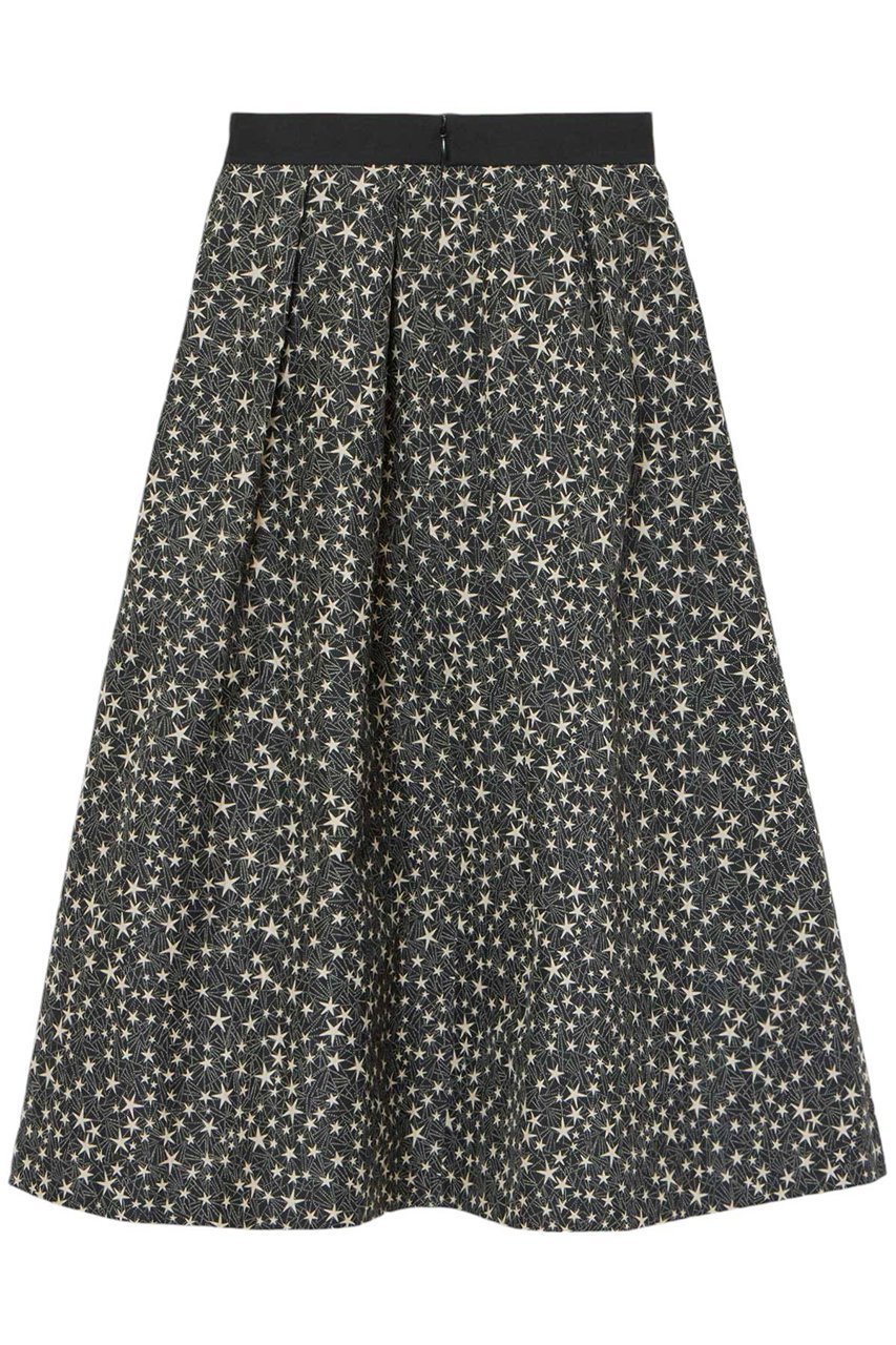 【アナイ/ANAYI】のスターダストジャガードタックフレアスカート 人気、トレンドファッション・服の通販 founy(ファニー) 　ファッション　Fashion　レディースファッション　Fashion for Women　スカート　Skirts　Aライン・フレアスカート　A-Line & Flared Skirts　ロングスカート　Long Skirts / Maxi & Midi Skirts　イタリア　Italy　グログラン　Grosgrain, Grosgrain Ribbon　コレクション　Collection, Seasonal Line　ジャカード／ジャガード　Jacquard, Woven Pattern　テクスチャー　Texture, Textured Fabric　バレエ　Ballet, Ballet Style　モチーフ　Motif, Design Theme　モノトーン　Monotone, Black and White　ロング　Long, Long-Length　冬　Winter / This Winter　おすすめ　Recommended / Our Picks　other-2|ID: prp329100004222345 ipo3291000000032823552