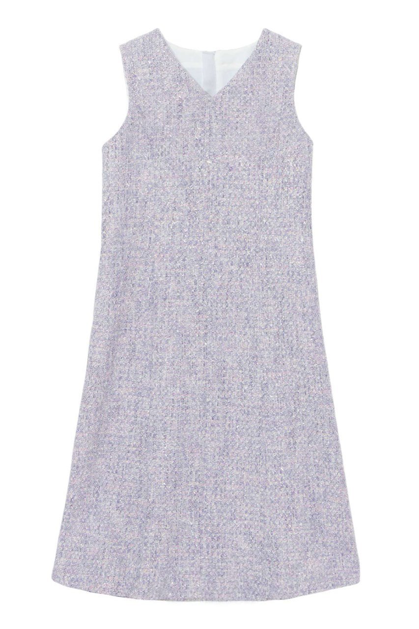 【アナイ/ANAYI】のメタルシャギーツイードワンピース 人気、トレンドファッション・服の通販 founy(ファニー) 　ファッション　Fashion　レディースファッション　Fashion for Women　ワンピース　Dresses　チュニック　Tunic Tops & Dresses　コレクション　Collection, Seasonal Line　ジャケット　Jacket, Outerwear　ジュエリー　Jewelry, Accessories　セットアップ　Set-Up, Coordinated Outfit　チュニック　Tunic, Long Top　ツイード　Twill, Twill Weave　テクスチャー　Texture, Textured Fabric　デコルテ　Décolleté, Neckline　バレエ　Ballet, Ballet Style　冬　Winter / This Winter　エレガント 上品　Elegant　 other-1|ID: prp329100004222348 ipo3291000000032889403
