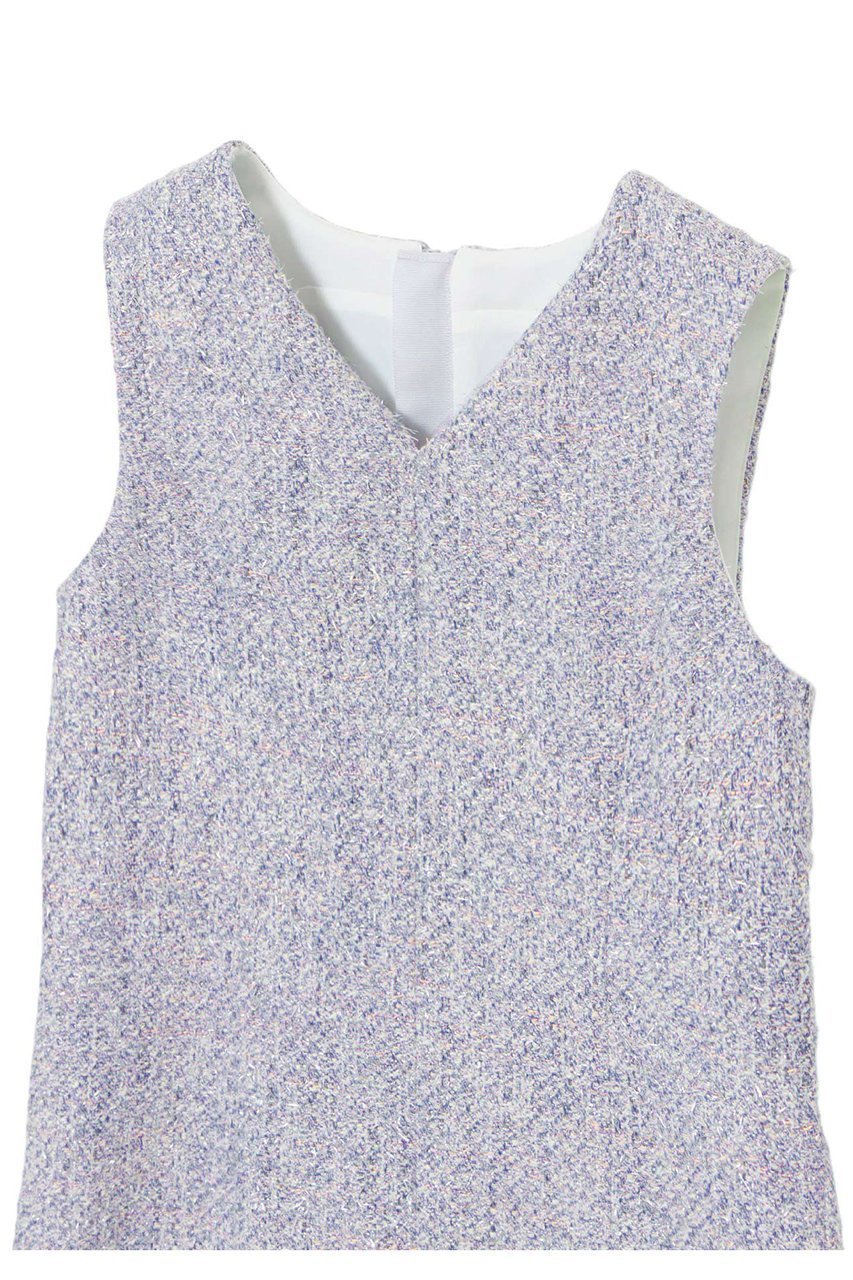 【アナイ/ANAYI】のメタルシャギーツイードワンピース 人気、トレンドファッション・服の通販 founy(ファニー) 　ファッション　Fashion　レディースファッション　Fashion for Women　ワンピース　Dresses　チュニック　Tunic Tops & Dresses　コレクション　Collection, Seasonal Line　ジャケット　Jacket, Outerwear　ジュエリー　Jewelry, Accessories　セットアップ　Set-Up, Coordinated Outfit　チュニック　Tunic, Long Top　ツイード　Twill, Twill Weave　テクスチャー　Texture, Textured Fabric　デコルテ　Décolleté, Neckline　バレエ　Ballet, Ballet Style　冬　Winter / This Winter　エレガント 上品　Elegant　other-3|ID: prp329100004222348 ipo3291000000032889414