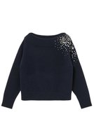 【アナイ/ANAYI】のスノーフレークプルオーバー 人気、トレンドファッション・服の通販 founy(ファニー) ファッション Fashion レディースファッション Fashion for Women トップス・カットソー Cut & Sew Tops ニット Knit Tops & Sweaters カジュアルプルオーバー・ニットトップス Pullovers & Knit Tops / Casual Pullovers アシンメトリー Asymmetrical Style エレガント 上品 Elegant コレクション Collection, Seasonal Line ダイヤモンド Diamond, Brilliant Cut テクスチャー Texture, Textured Fabric バレエ Ballet, Ballet Style ビジュー Bijou, Jewel-like Accent ミドル Middle Length, Mid Height モチーフ Motif, Design Theme 再入荷 Restock / Back in Stock 冬 Winter / This Winter |ID:prp329100004222356