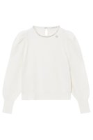 【アナイ/ANAYI】のビジューネックボリュームスリーブプルオーバー 人気、トレンドファッション・服の通販 founy(ファニー) ファッション Fashion レディースファッション Fashion for Women トップス・カットソー Cut & Sew Tops ニット Knit Tops & Sweaters カジュアルプルオーバー・ニットトップス Pullovers & Knit Tops / Casual Pullovers ボリューム袖・フリルスリーブブラウス Voluminous & Ruffle Sleeves / Puffy Sleeve Tops 春 Spring クリスタル Crystal, Swarovski コレクション Collection, Seasonal Line ストレッチ Stretch, Stretchy Fabric テクスチャー Texture, Textured Fabric バレエ Ballet, Ballet Style ブローチ Brooch, Pin Brooch ラベンダー Lavender 冬 Winter / This Winter 再入荷 Restock / Back in Stock おすすめ Recommended / Our Picks ホリデーシーズン Holiday Season |ID:prp329100004222358