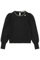 【アナイ/ANAYI】のビジューネックボリュームスリーブプルオーバー 人気、トレンドファッション・服の通販 founy(ファニー) ファッション Fashion レディースファッション Fashion for Women トップス・カットソー Cut & Sew Tops ニット Knit Tops & Sweaters カジュアルプルオーバー・ニットトップス Pullovers & Knit Tops / Casual Pullovers ボリューム袖・フリルスリーブブラウス Voluminous & Ruffle Sleeves / Puffy Sleeve Tops 春 Spring クリスタル Crystal, Swarovski コレクション Collection, Seasonal Line ストレッチ Stretch, Stretchy Fabric テクスチャー Texture, Textured Fabric バレエ Ballet, Ballet Style ブローチ Brooch, Pin Brooch ラベンダー Lavender 冬 Winter / This Winter 再入荷 Restock / Back in Stock おすすめ Recommended / Our Picks ホリデーシーズン Holiday Season thumbnail ブラック|ID: prp329100004222358 ipo3291000000035055185