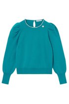 【アナイ/ANAYI】のビジューネックボリュームスリーブプルオーバー ターコイズ|ID: prp329100004222358 ipo3291000000035332534