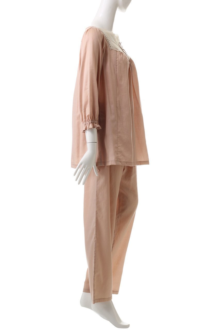 【イクコ/IKUKO】のビンテージワッシャーサテン パジャマ 人気、トレンドファッション・服の通販 founy(ファニー) 　ファッション　Fashion　レディースファッション　WOMEN　パジャマ　Pajamas　リボン　Ribbon　リラックス　Relax　レース　Race　エレガント 上品　Elegant　other-3|ID: prp329100004222365 ipo3291000000031384798
