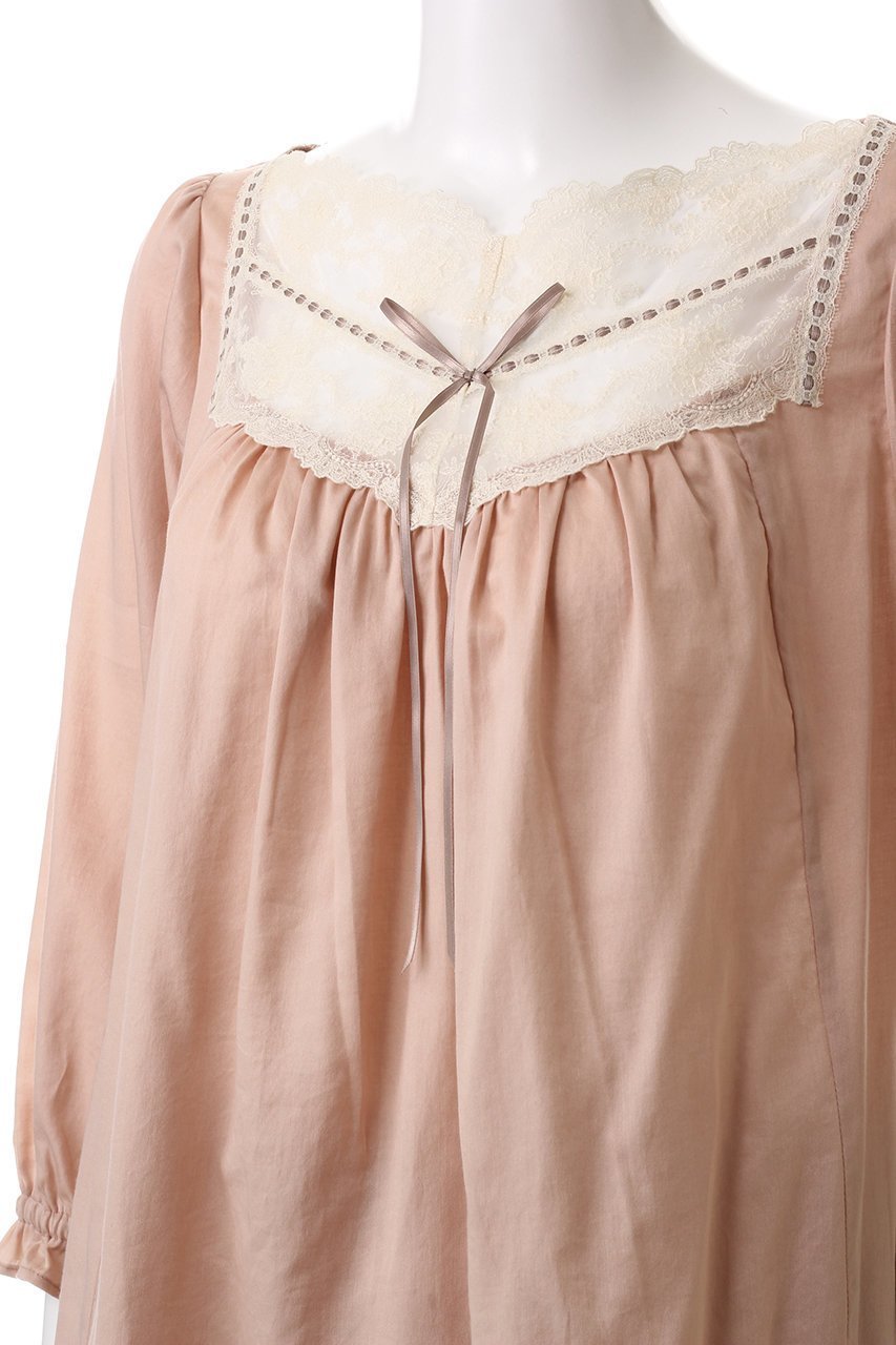 【イクコ/IKUKO】のビンテージワッシャーサテン パジャマ 人気、トレンドファッション・服の通販 founy(ファニー) 　ファッション　Fashion　レディースファッション　WOMEN　パジャマ　Pajamas　リボン　Ribbon　リラックス　Relax　レース　Race　エレガント 上品　Elegant　other-5|ID: prp329100004222365 ipo3291000000031384802