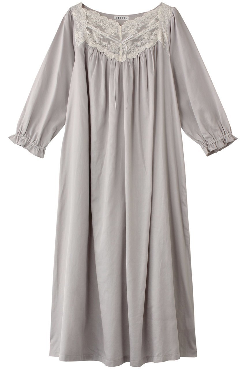 【イクコ/IKUKO / GOODS】のビンテージワッシャーサテン ネグリジェ 人気、トレンドファッション・服の通販 founy(ファニー) ギャザー Gathered, Ruffled サテン Satin, Glossy Fabric スリーブ Sleeve, Long Sleeve / Short Sleeve パジャマ Pajamas, Sleepwear リボン Ribbon, Bow リラックス Relax, Relaxed Fit レース Lace, Lace Fabric other-1|ID: prp329100004222366 ipo3291000000032834828