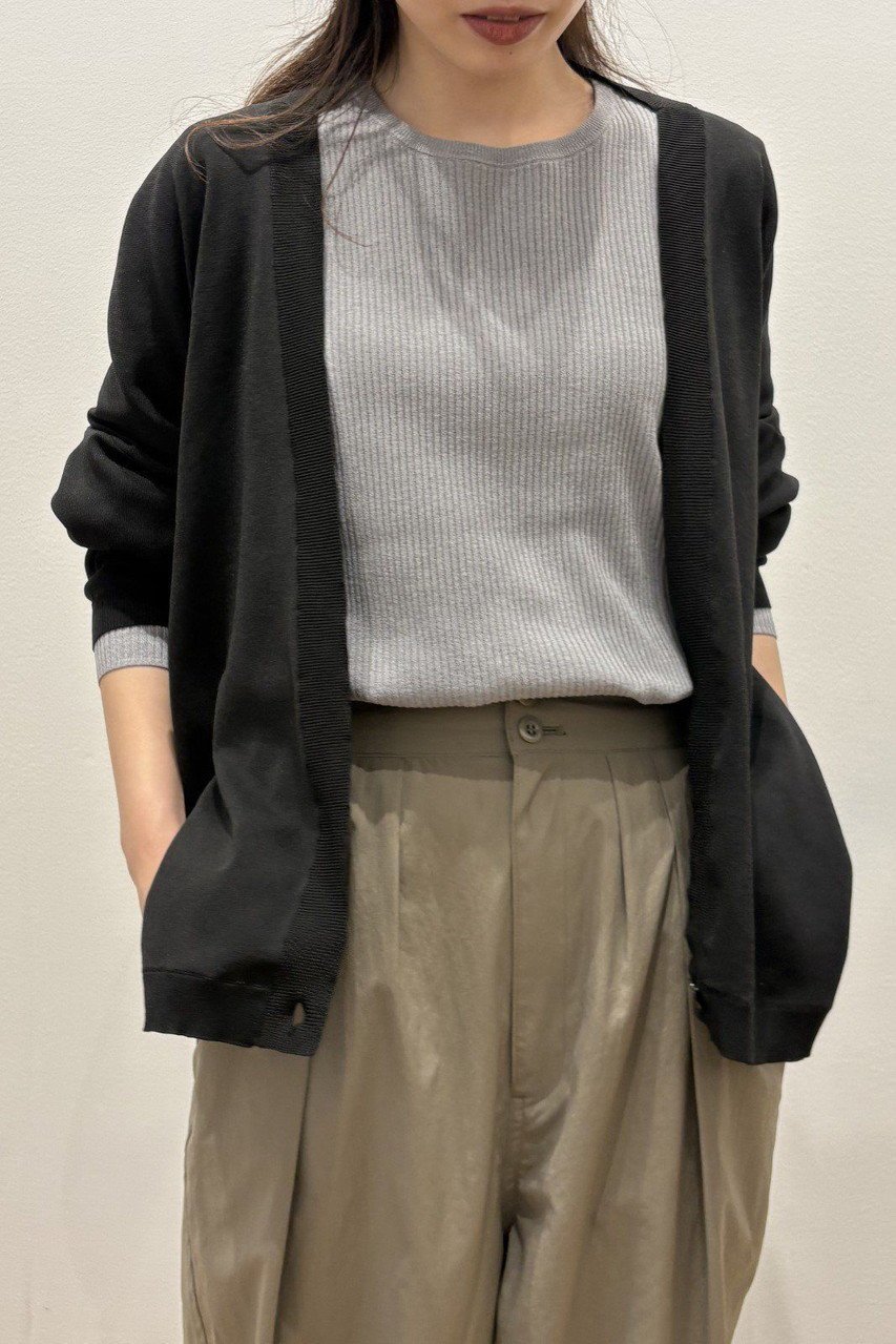 【レリル/lelill】のハイテクボレロ 人気、トレンドファッション・服の通販 founy(ファニー) 　ファッション　Fashion　レディースファッション　Ladies' Fashion Online　トップス・カットソー　Cut & Sew Tops　ニット　Knit Tops & Sweaters　カーディガン　Layered Style Cardigans　カーディガン　Cardigan　コンパクト　Compact　パターン　Pattern　ボレロ　Bolero　リブニット　Rib Knit　洗える　Washable　other-3|ID: prp329100004222377 ipo3291000000032695178