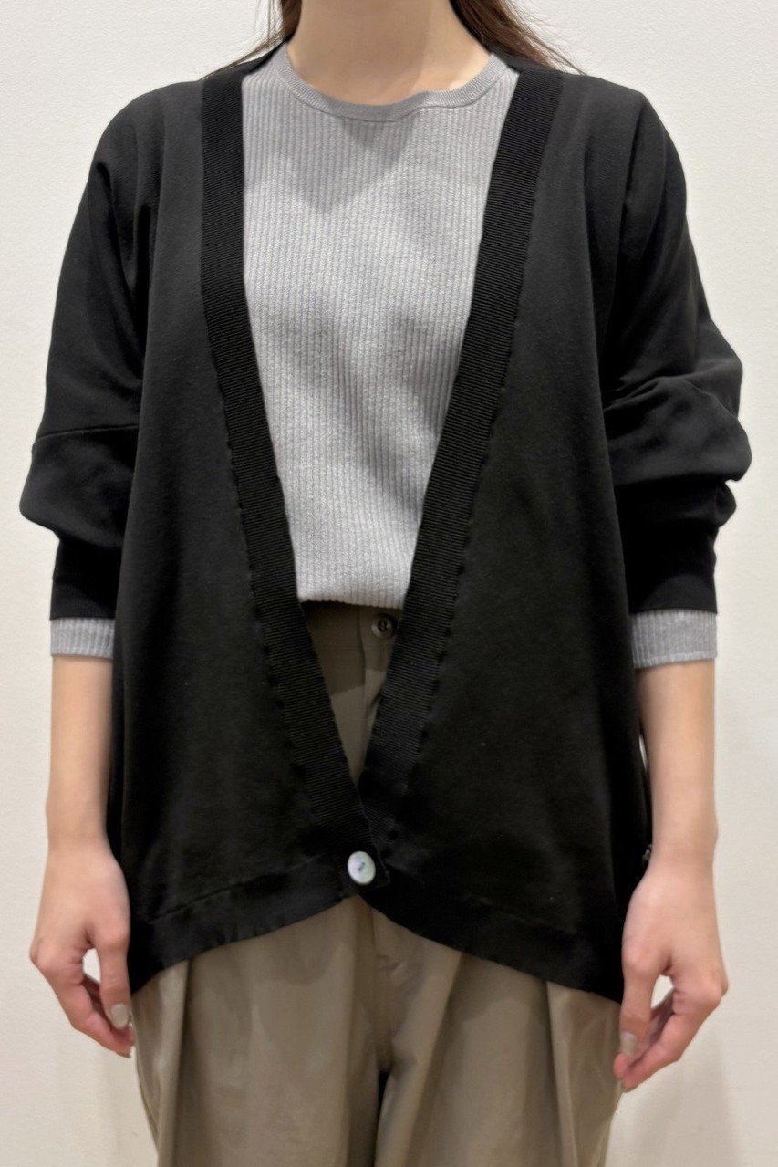 【レリル/lelill】のハイテクボレロ 人気、トレンドファッション・服の通販 founy(ファニー) 　ファッション　Fashion　レディースファッション　Ladies' Fashion Online　トップス・カットソー　Cut & Sew Tops　ニット　Knit Tops & Sweaters　カーディガン　Layered Style Cardigans　カーディガン　Cardigan　コンパクト　Compact　パターン　Pattern　ボレロ　Bolero　リブニット　Rib Knit　洗える　Washable　other-4|ID: prp329100004222377 ipo3291000000032695179