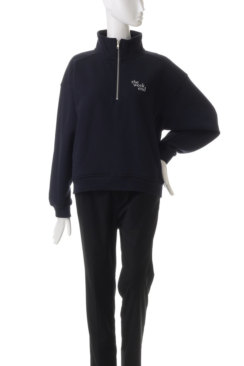 【ガリャルダガランテ/GALLARDAGALANTE】のハーフZIP裏起毛スウェット 人気、トレンドファッション・服の通販 founy(ファニー) 　ファッション　Fashion　レディースファッション　Fashion for Women　トップス・カットソー　Cut & Sew Tops　シャツ・ブラウス・オフィスカジュアル　Elegant Blouses & Button-Ups　レディースパーカー・カジュアルフーディー　Casual Hoodies & Sweatshirts　ロングTシャツ・Tシャツ　Longline T-Shirts & Tees　スウェット・クルーネックトップス　Sweatshirts & Crewnecks / Relaxed Fit Sweat Tops　カットソー・ベーシックTシャツ　Cut-and-Sewn Tops / Stretch Tees & Basics　おすすめ　Recommended / Our Picks　ショート　Short, Short Length　スウェット / スエット　Sweatshirt, Sweatwear　スラックス　Slacks, Dress Pants　ハーフ　Half, Half-Length　ミックス　Mix, Mixed Style　other-2|ID: prp329100004222380 ipo3291000000032893102