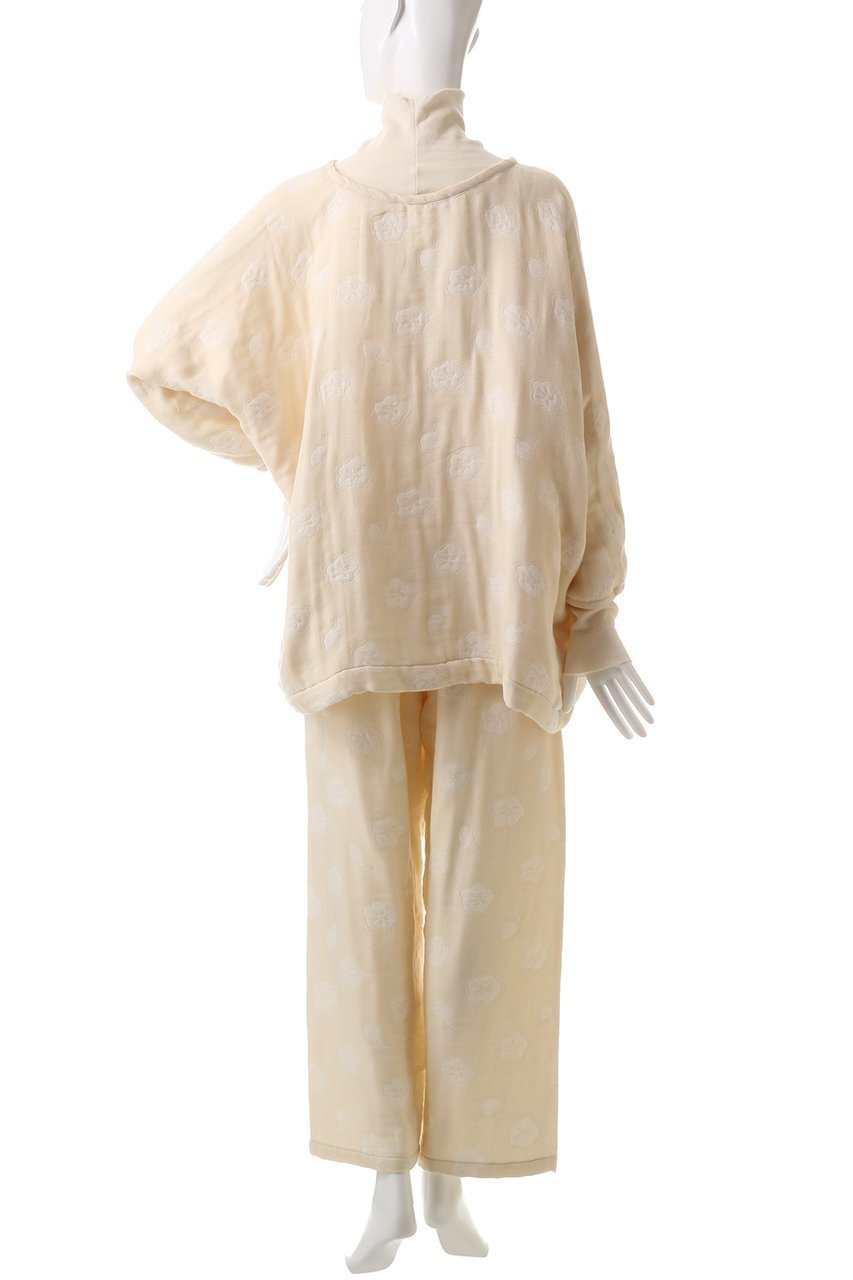 【プリスティン/PRISTINE / GOODS】のコットンボールガーゼタートルパジャマ 人気、トレンドファッション・服の通販 founy(ファニー) 　ジャカード／ジャガード　Jacquard, Woven Pattern　タートルネック　Turtleneck, High Neck　パジャマ　Pajamas, Sleepwear　リラックス　Relax, Relaxed Fit　other-4|ID: prp329100004222384 ipo3291000000032834360