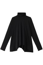 【ランバン オン ブルー/LANVIN en Bleu】のアシンメカーブヘムカットソー ブラック|ID: prp329100004222397 ipo3291000000032887954