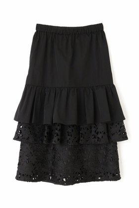 【アドーア/ADORE】 ミックスフラワーレーススカート人気、トレンドファッション・服の通販 founy(ファニー) ファッション Fashion レディースファッション Fashion for Women スカート Skirts ロングスカート Long Skirts / Maxi & Midi Skirts タフタ Taffeta, Structured Fabric ティアード Tiered, Tiered Style ドッキング Docking, Mixed Material フラワー Flower, Floral モチーフ Motif, Design Theme レース Lace, Lace Fabric ロング Long, Long-Length |ID:prp329100004225215