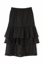 【アドーア/ADORE】のミックスフラワーレーススカート 人気、トレンドファッション・服の通販 founy(ファニー) ファッション Fashion レディースファッション Fashion for Women スカート Skirts ロングスカート Long Skirts / Maxi & Midi Skirts タフタ Taffeta, Structured Fabric ティアード Tiered, Tiered Style ドッキング Docking, Mixed Material フラワー Flower, Floral モチーフ Motif, Design Theme レース Lace, Lace Fabric ロング Long, Long-Length thumbnail ブラック|ID: prp329100004225215 ipo3291000000032823788