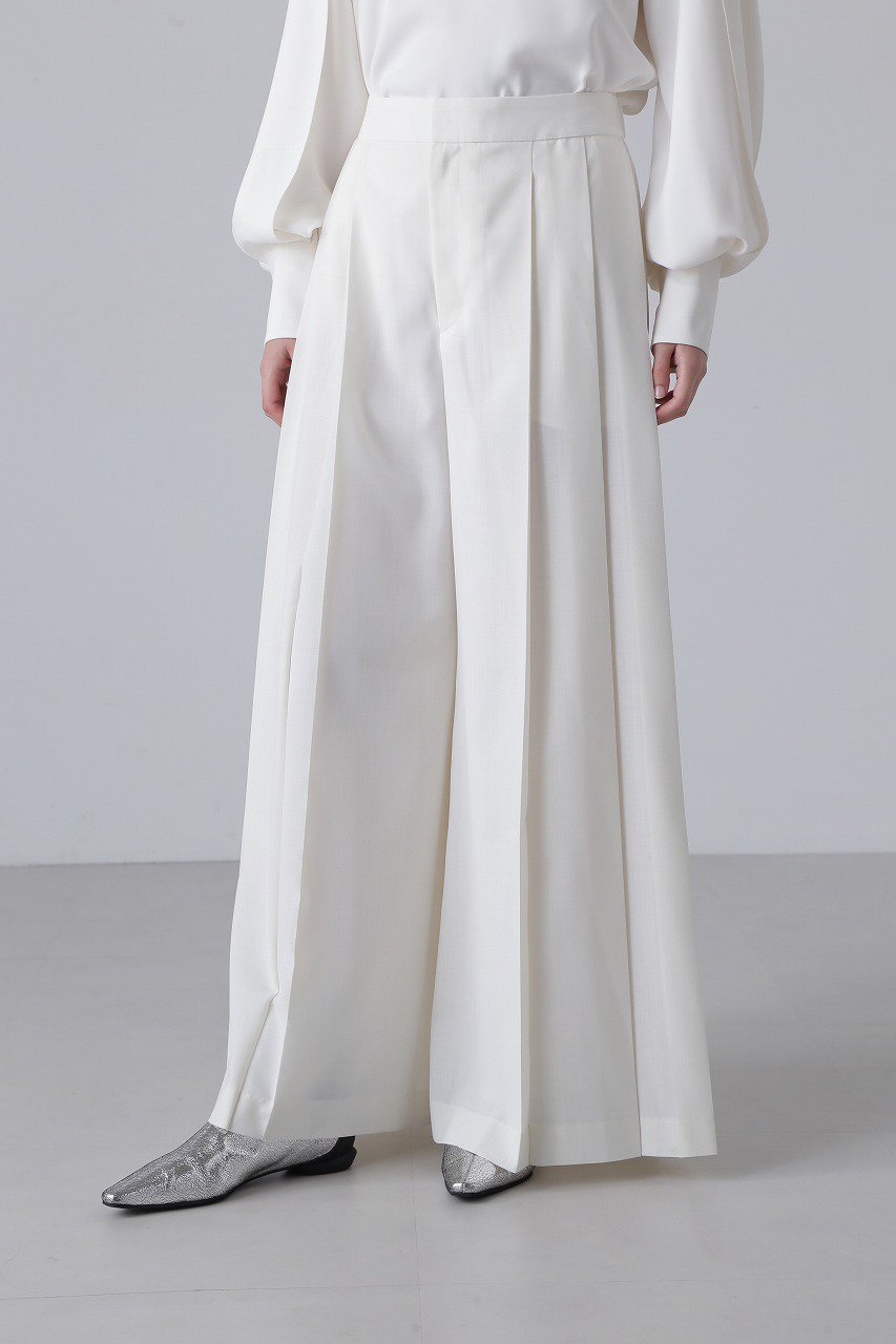 【アドーア/ADORE】のハイツイストトロピカルパンツ 人気、トレンドファッション・服の通販 founy(ファニー) 　ファッション　Fashion　レディースファッション　Fashion for Women　パンツ　Pants & Trousers　おすすめ　Recommended / Our Picks　セットアップ　Set-Up, Coordinated Outfit　フレア　Flare, Flared　プリーツ　Pleats, Pleated　ワイド　Wide, Wide Fit　再入荷　Restock / Back in Stock　other-2|ID: prp329100004225218 ipo3291000000034990177