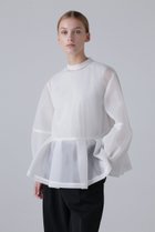 【アドーア/ADORE】のシアーメッシュラッセルカットソー ホワイト|ID: prp329100004225220 ipo3291000000032888201